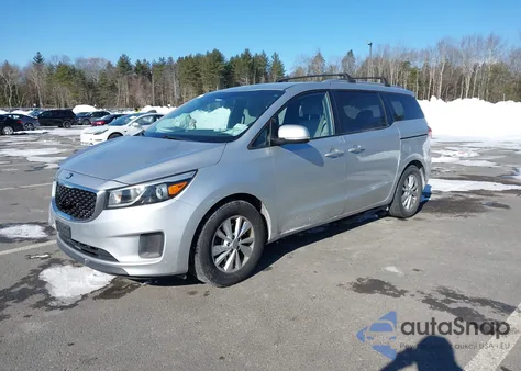 2016 Kia Sedona Lx из США, поврежденный, VIN KNDMB5C1XG6158009